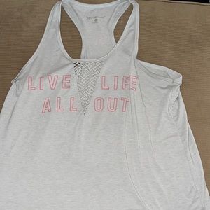 Live Life All Out orangetheory tanktop